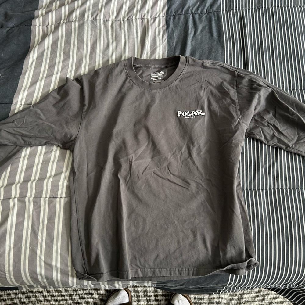 POLAR MEDIUM GRAY LONG SLEEVE